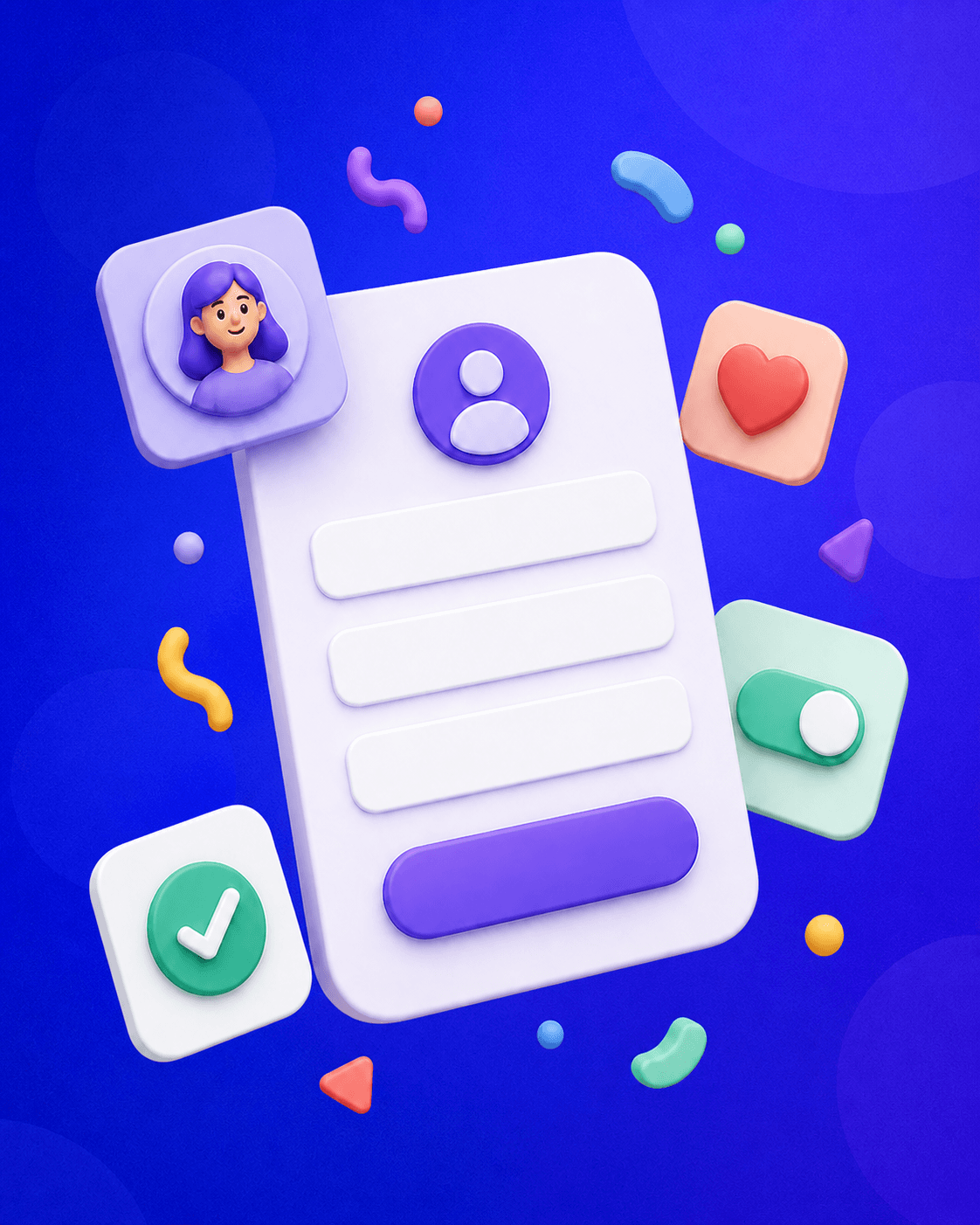 Floating lead form and interaction widgets